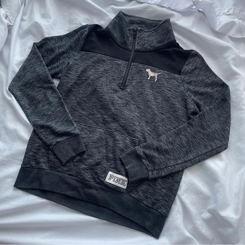 VS PINK quarter zip sweatshirt